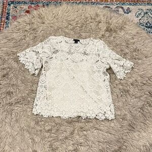 Halogen lace blouse size XS
